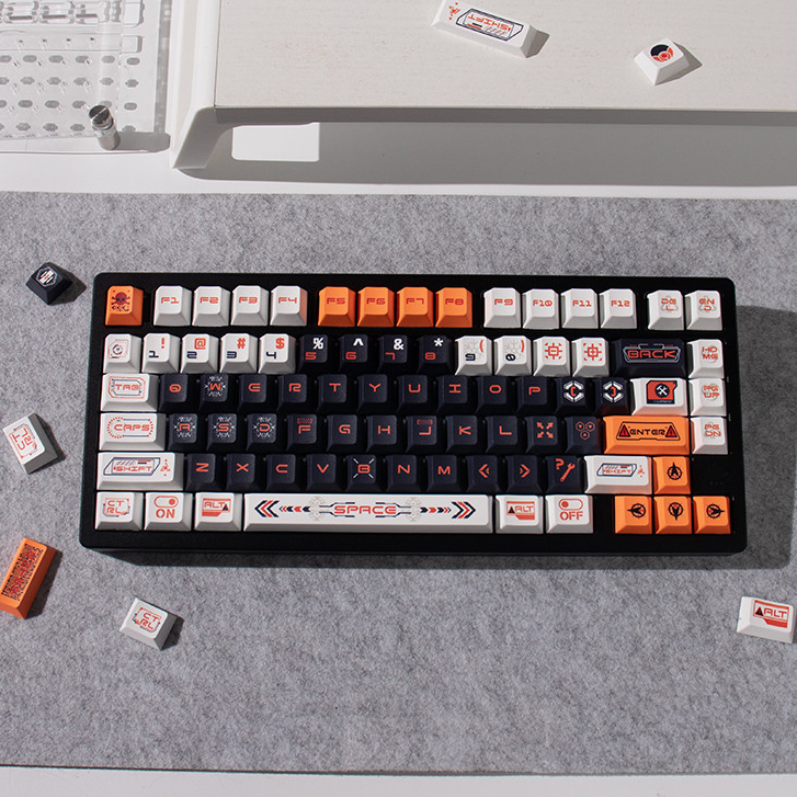 157 phím Tương lai Cơ khí mát mẻ keycaps Cherry Profile PBT PC keycap set cho bàn phím cơ mx switch | BigBuy360 - bigbuy360.vn