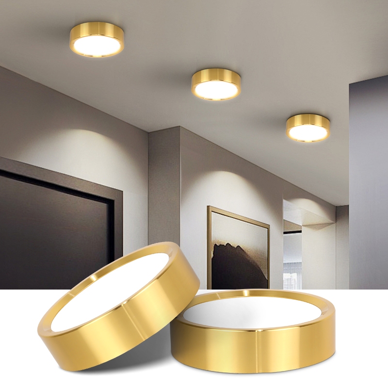 Đèn LED Downlight Âm Trần 3 màu Có Thể Gập Lại Nhôm 5W 10W 15W 25W 360° Đèn trần gắn bề mặt xoay Đèn chiếu sáng nhà bếp sống