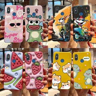 Dành Cho Xiaomi Mi 8 Ốp Lưng Mờ Họa Tiết Hoạt Hình Mới Nhất Vỏ Điện Thoại Silicon Mềm Cho Xiaomi Mi 8 Mi8 Vỏ