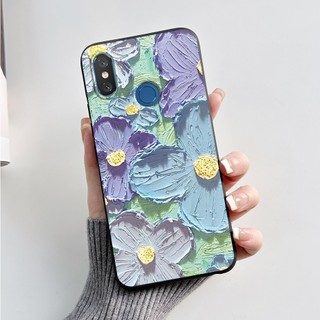 Dành Cho Xiaomi Mi 8 Ốp Lưng Mờ Họa Tiết Hoạt Hình Mới Nhất Vỏ Điện Thoại Silicon Mềm Cho Xiaomi Mi 8 Mi8 Vỏ