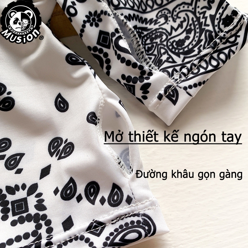Musion Băng đô chống nắng + Băng đô UV 99%, cỡ tự do, băng đô đô, có thể đeo cho cả nam và nữ.