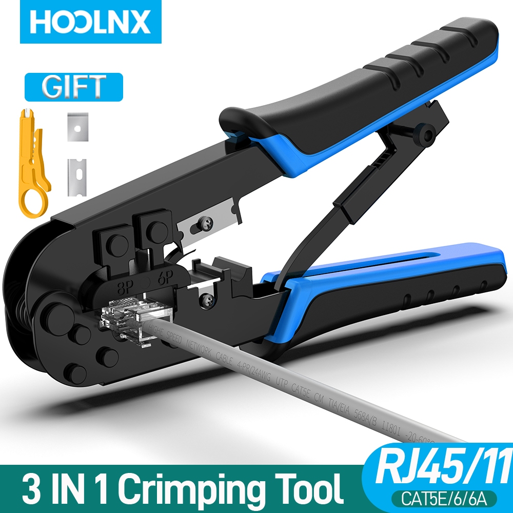 Hoolnx RJ45 Crimper RJ11 RJ45 Crimping Tool Mạng Ethernet LAN Cable ...
