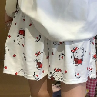 Quần ngủ Phim hoạt hình dễ thương cá mập thoáng khí Quần short mặc thường ngày mùa hè