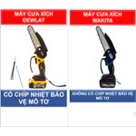 Máy cưa xích Dewalt 20cm 6inch | Một bộ kết hợp bao gồm (máy, 2 pin, hộp công cụ, phụ kiện, bộ sạc) — ảnh 2