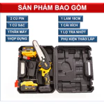 Máy cưa xích Dewalt 20cm 6inch | Một bộ kết hợp bao gồm (máy, 2 pin, hộp công cụ, phụ kiện, bộ sạc) — ảnh 7