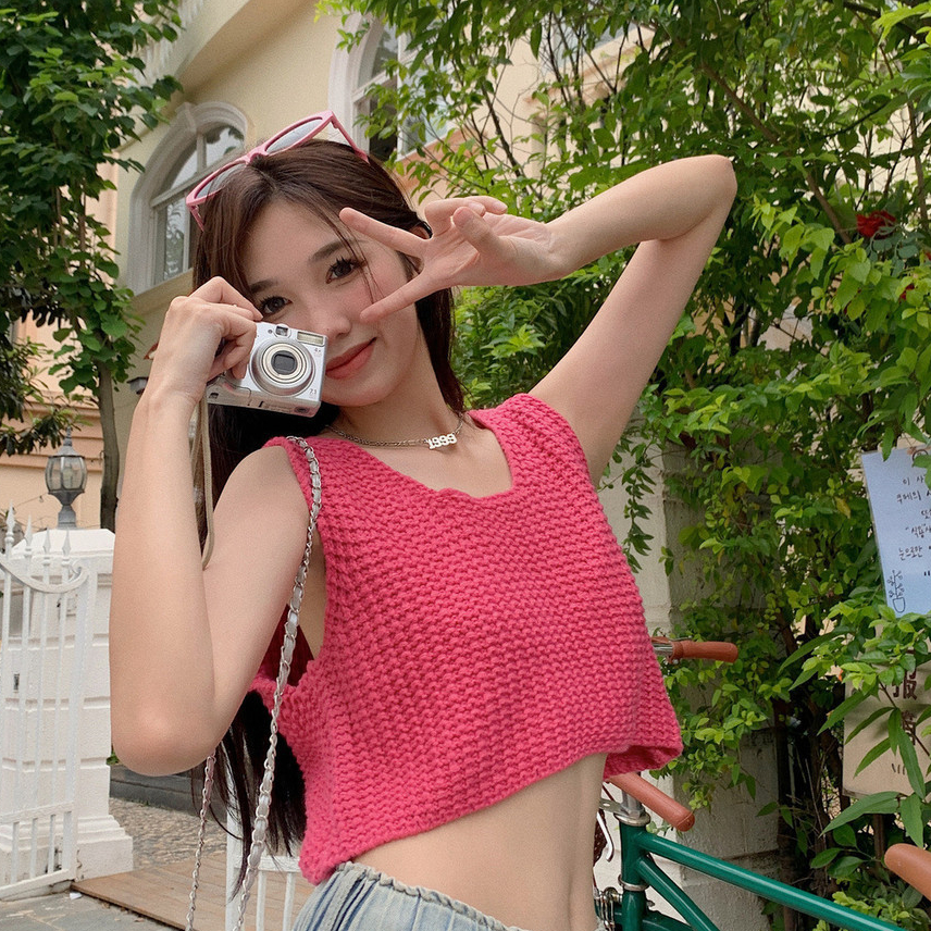 BAF áo tank top nữ thời trang Rộng áo 2 dây 2024 Mới Hàn Quốc | Shopee ...