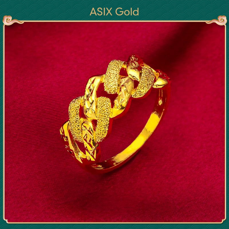 Women's Gold-Plated Ring by asixgoldpd.vn