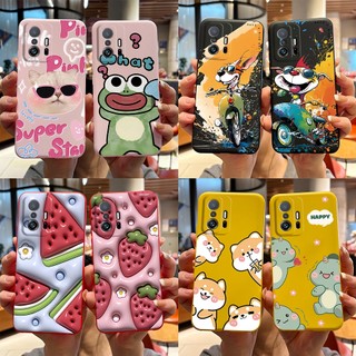 Ốp lưng Xiaomi Mi 11T / Mi 11T Pro Vỏ silicon mềm sơn hoạt hình mới nhất cho Xiaomi Mi11T 11TPro