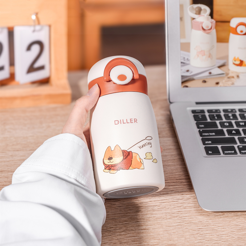 Bình giữ nhiệt chân không Diller Bình nước uống bằng thép không gỉ 316 (270 / 500ml) MLH9230