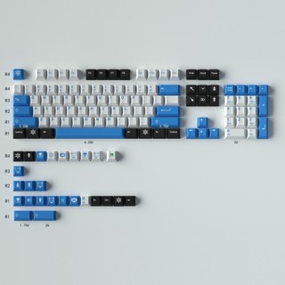 Bộ Keycaps GMK PBT Dye-sub Cherry Profile Keycap Custom Keycaps Tương thích với công tắc Cherry Gateron MX