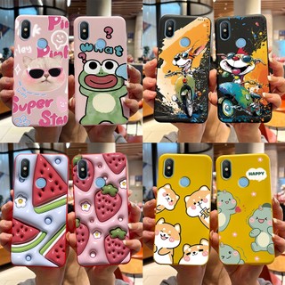 Dành Cho Xiaomi Mi A2 / Mi A2 Lite Ốp Lưng Mờ Họa Tiết Hoạt Hình Mới Nhất Vỏ Silicon Mềm Cho Xiaomi MiA2 A 2 Lite Vỏ Điện Thoại