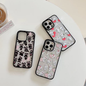 Ốp điện thoại hình thỏ thỏ dễ thương cho iphone 16 Pro Max 15 Pro Max 15 Plus 14 Pro Max 14Plus i14 13 Pro Max i11 i13 13pro 12 Pro Max Acrylic Vỏ bảo vệ