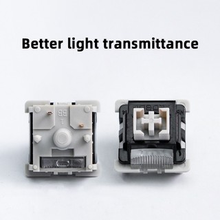 Leobao Gỗ Xám V4 5 PIN Công Tắc Cơ Học Cho Bàn Phím Chơi Game Cơ Công Tắc Tuyến Tính