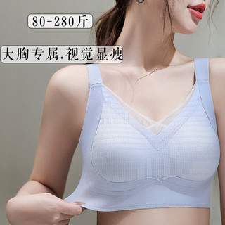 Mới M-6XL cộng với kích thước thể thao đồ lót nữ phẳng sọc lưới ren liền mạch cộng với kích thước Bra đầy đủ cup mỏng bông mat không dây chống chảy xệ push-up Bra mềm hỗ trợ ẩn chất béo chống sốc điều chỉnh Bra Breathable thoải mái đồ lót