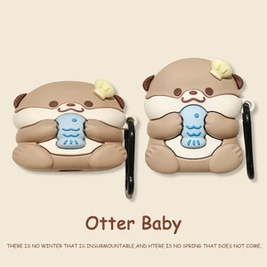 Otter Baby TPU Tai Nghe AirPods Pro 3/2/1 Vỏ Bảo Vệ Nàng Tiên Cá Tương Thích