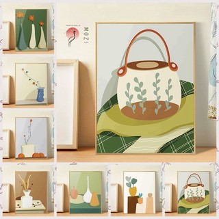 MOZI✨30 * 40cm / 40 * 50cm Gió đơn giản tranh tô màu theo số tranh số hóa tranh sơn dầu số hoá Tranh sơn dầu kỹ thuật số diy Tô màu Tranh tô màu Tranh nhàm chán Giảm bớt Tranh vẽ tay Thời gian mài Tranh nghệ thuật trừu tượng nâng cao