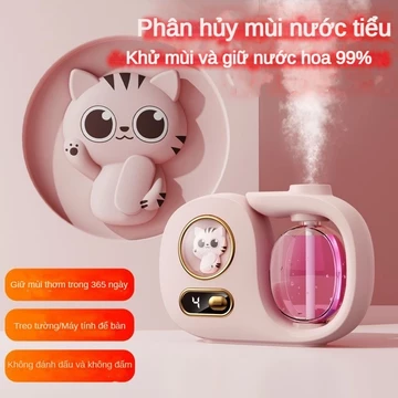 Máy khuếch tán hương thơm tự động dành cho thú cưng mèo MỚI Máy khuếch tán hương thơm tại nhà Máy khuếch tán tinh dầu hương thơm có thể sạc lại Máy phun hương thơm nhà vệ sinh Máy Xông Tinh Dầu Thơm P