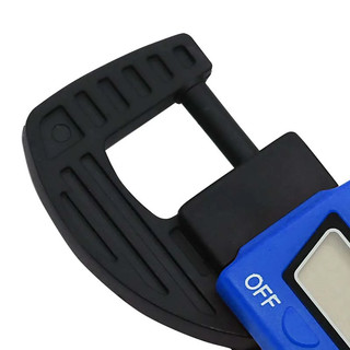 0-12.7mm Độ dày kỹ thuật số Caliper micromet Đồng hồ đo sợi Carbon Công cụ đo lường Màu đỏ / Xanh lam