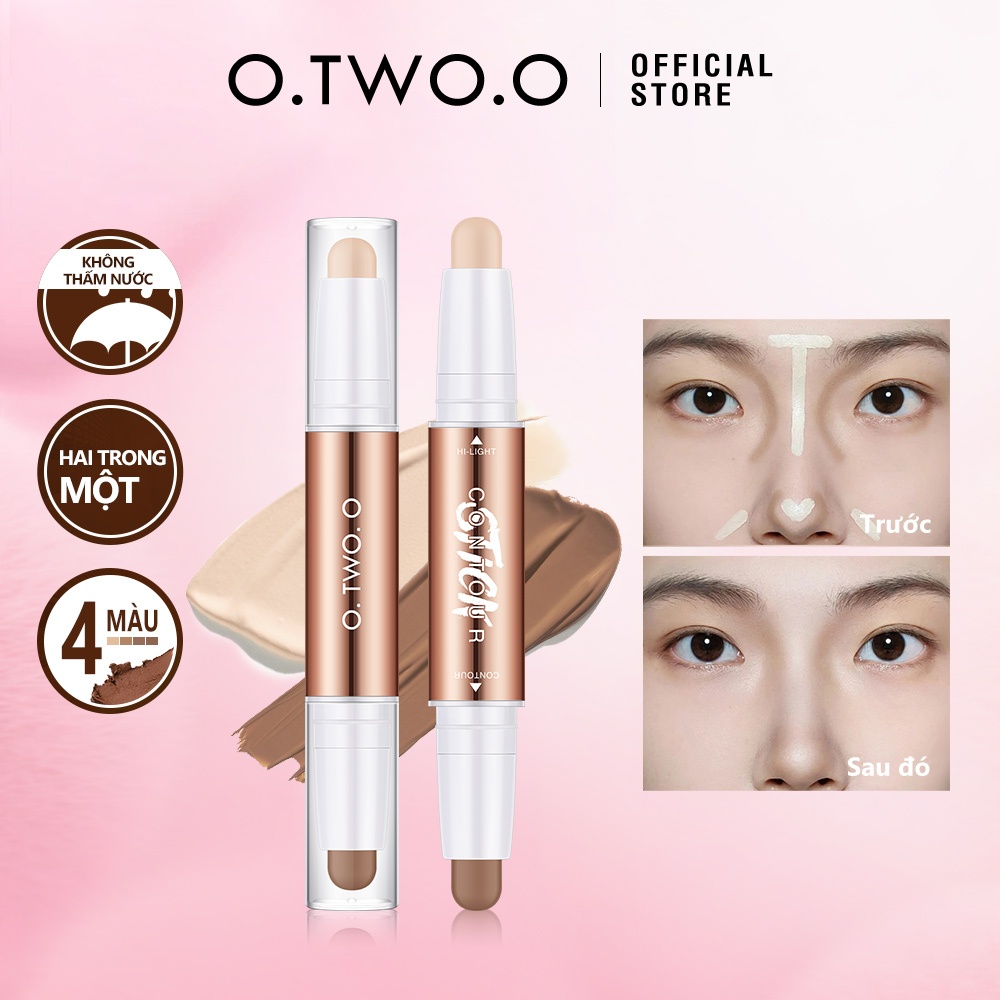 Ảnh Bút tạo khối 2 trong 1 O.TWO.O  che khuyết điểm tạo khuôn mặt chữ V 30g 1