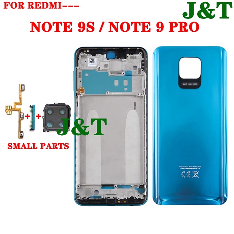 Dành Cho Redmi NOTE 9 PRO / NOTE 9S Vỏ Pin Cửa Sau LCD Phía Trước Khung ...