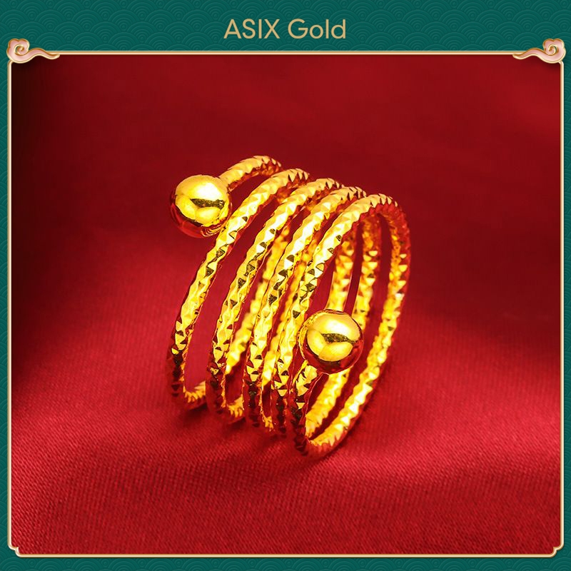 Women's Gold-Plated Ring by asixgoldpd.vn