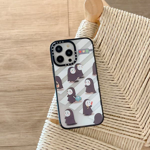 Ốp Lưng Dễ Thương Không Mặt Người Hoạt Hình Truyện Tranh Ốp Lưng Điện Thoại iphone 16 Pro Max 15 Pro Max 15 Plus 14 Pro Max 14Plus i14 13 Pro Max i11 i13 13pro 12 Pro Max Acrylic Bảo Vệ