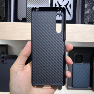 Ốp Điện Thoại Bằng Sợi Carbon Thật Cho SONY Xperia 5 IV 4th Siêu Mỏng Chống Rơi Sợi Aramid Ốp Lưng Bảo Vệ Vỏ