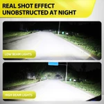 Roadsun 2 Chiếc Siêu Sáng H4 LED Bóng Đèn Pha Ô Tô 9003 HB2 Ống Kính Máy Chiếu Hi / Lo Beam Light CSP Chip 200000Lm 6000K 12V 24V Turbo Đèn Sương Mù Canbus Không Lỗi Chống Thấm Nước — ảnh 2