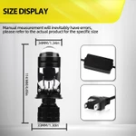 Roadsun 2 Chiếc Siêu Sáng H4 LED Bóng Đèn Pha Ô Tô 9003 HB2 Ống Kính Máy Chiếu Hi / Lo Beam Light CSP Chip 200000Lm 6000K 12V 24V Turbo Đèn Sương Mù Canbus Không Lỗi Chống Thấm Nước — ảnh 3