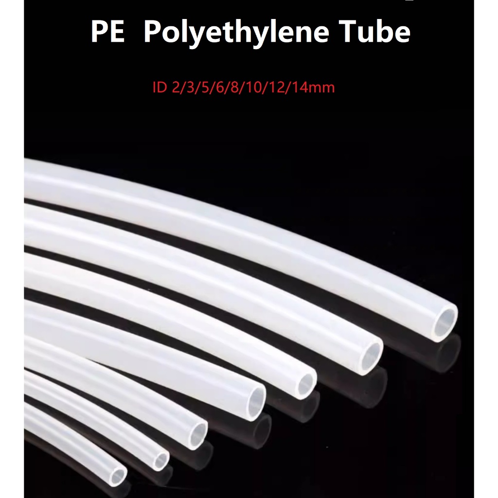 PE Polyethylene Tubing White Semi Transparent PE Hose Acid and Alkali ...