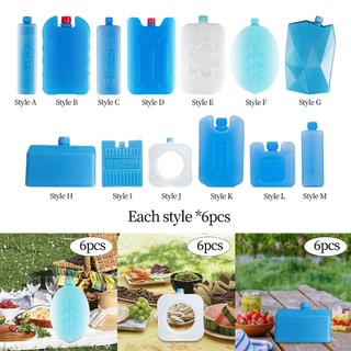 Set 6 Túi Làm Đá Lạnh Tiện Lợi Khi Đi Du Lịch