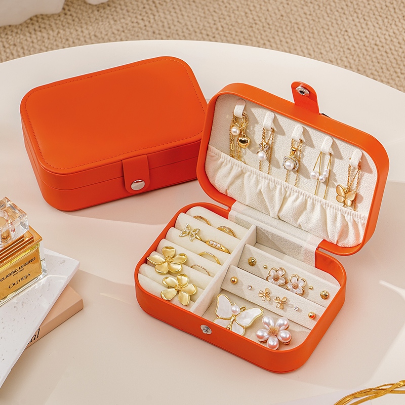 Casegrace Hộp Trang Sức Người Tổ Chức Du Lịch Hộp Trang Sức Cho Bông Tai Vòng Cổ Nhẫn Trang Sức Hộp Bảo Quản Quà Tặng