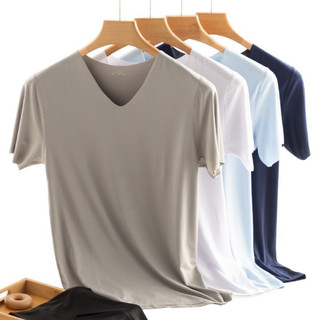 Áo thun thể thao ngắn tay ESEA Vải cổ chữ V khô nhanh thời trang xuân hè nam size M-5XL