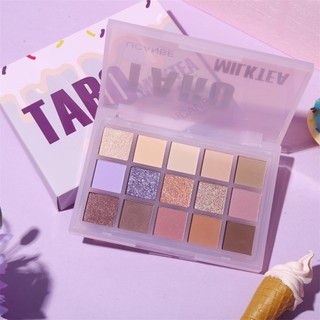【15 Màu Bảng Mắt】UCANBE Taro Milk Tea Phấn Mắt - Phong Cách Kỳ Ảo: Ánh Kim Rực Rỡ, Phấn Matte Tông Tím, Hồng Pastel