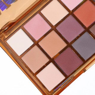 UCANBE 15 Màu Hoa Hồng Sô Cô La Nâu Xám Bảng Phấn Mắt Shimmer Matte Powder