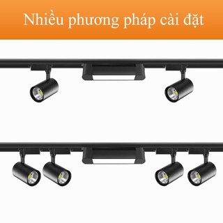 Đèn Rọi Ray LED Tuyến Tính 10W 20W 30W 40W Xoay 180° Siêu Sáng AC85-265V Cho Phòng Khách Shop Quần Áo