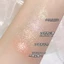 Xixi Bảng Phấn Mắt Đơn Sắc Kim Cương Lấp Lánh Đổi Màu Highlighter Sequins Chống Thấm Nước Lâu Dài Mặt Mắt Trang Điểm Sắc Tố NO.D421