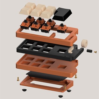 Máy thử trục Mini trang trí bàn tùy chỉnh Hộp lưu trữ trả lại 7 từ In 3d