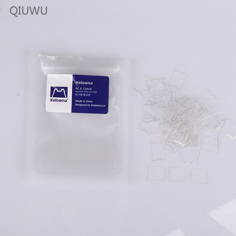 QIUWU 120 Cái / gói Kelowna clear MX switch film cho bàn phím cơ màng trục HTV.