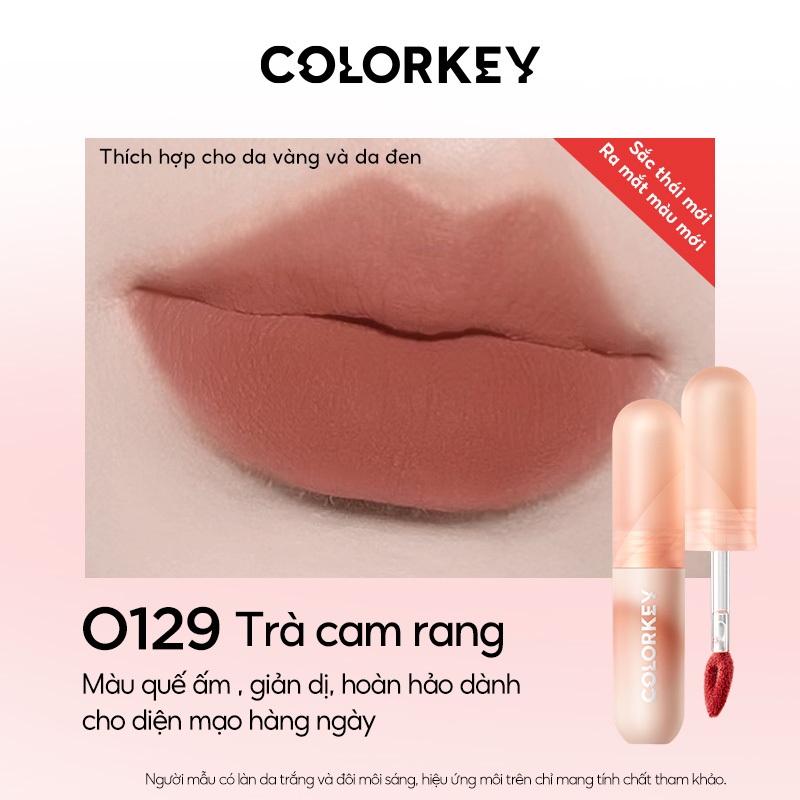 COLORKEY Son Môi Colorkey Lip Mousse Lip Mud Màu Nhung Mờ Xinh Xắn 2g ...