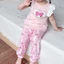 90-140cmBé Gái Mỏng Hoạt Hình Lụa Băng Chống Muỗi Quần Kuromi Giai Điệu Mùa Hè Nhà Quần Ống hẹp