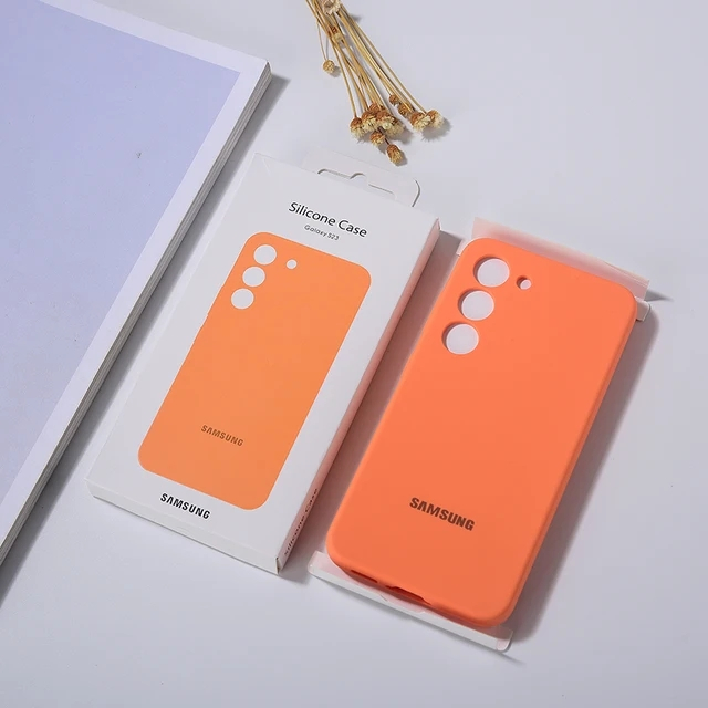 Dành Cho Samsung Chính Hãng S24 Ultra S23 S22 Plus Ốp Lưng Mềm Cảm Ứng Silicon Lỏng Điện Thoại Bảo Vệ Toàn Diện Vỏ Chống Sốc Cho Galaxy S24 + S23Plus S22
