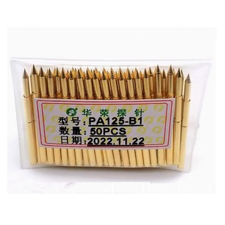 [Hàng có sẵn] 50 chiếc Đầu dò Pin thử nghiệm P125 PA125-A B D G T Q2 H J LM 2.02mm Mũi nhọn phẳng Đầu lõm Đầu thử nghiệm có thể thu vào