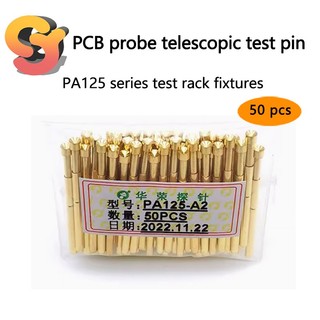 [Hàng có sẵn] 50 chiếc Đầu dò Pin thử nghiệm P125 PA125-A B D G T Q2 H J LM 2.02mm Mũi nhọn phẳng Đầu lõm Đầu thử nghiệm có thể thu vào