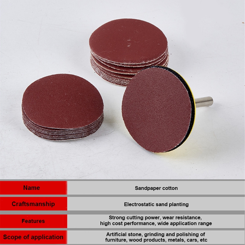 Seametal 123 Chiếc 2 Inch Đĩa Chà Nhám Tròn Miếng Lót 60-3000 Grit Mài Mòn Đánh Bóng Giấy Nhám Bộ Dụng Cụ Xoay Giấy Nhám Phụ Kiện