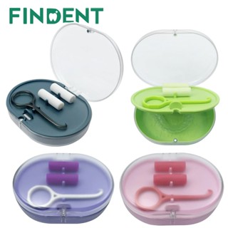 2 Lớp Giữ Hộp Chỉnh Nha Nẹp Hộp Bảo Quản Có Gương Aligner Tẩy Nhai Răng Giả Vệ Sinh Răng Miệng Dụng Cụ Vệ Sinh Răng Miệng