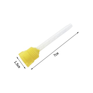 Bộ 50 Nha Khoa Đầu Trộn Cao Su Silicon Dùng Một Lần Đầu Trộn Chất Liệu Nha Khoa Cao Su Silicon Súng Truyền Tải Trộn Ống