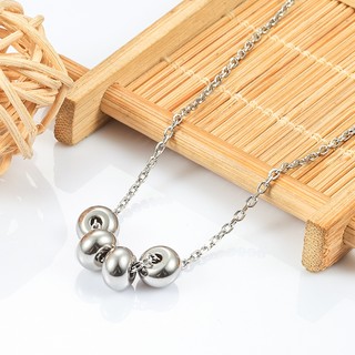 Thép không gỉ miếng đệm phụ kiện trang sức Oblate rời, dùng làm hạt bàn tính DIY handmade