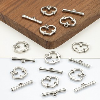 Thép không gỉ Love OT Buckle Phụ kiện trang sức DIY OT Clasps Chất liệu thủ công