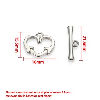 Thép không gỉ Love OT Buckle Phụ kiện trang sức DIY OT Clasps Chất liệu thủ công